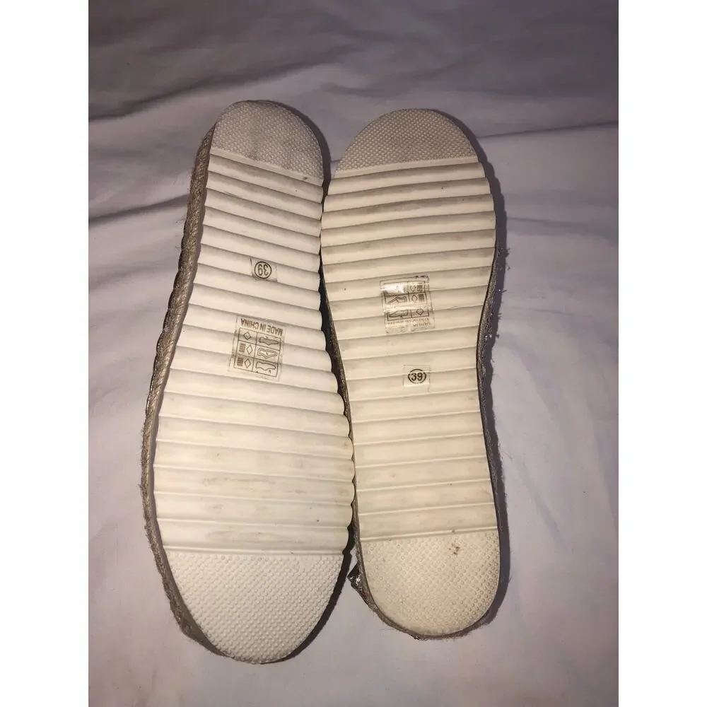 Patrizia Spring Step Maylis Embroidered Espadrilles Size 39 8-8.5 Boho Flats